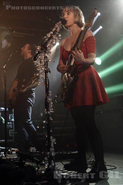 THE JOY FORMIDABLE - 2013-02-12 - PARIS - La Maroquinerie - Rhiannon Bryan - Rhydian Dafydd